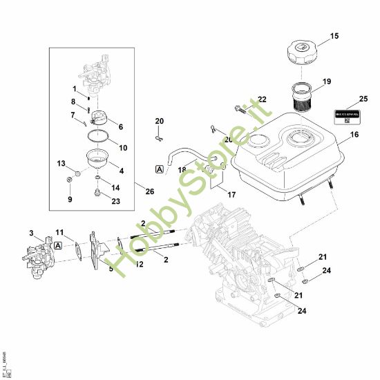 Picture of G - Sistema di alimentazione carburante EHC 605.0 (EHC605-0005)